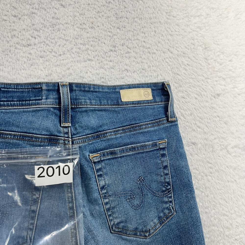 AG Jeans Womens 26R (27x28) The Farrah Skinny Ankle High Rise Blue Distressed - Picture 9 of 9